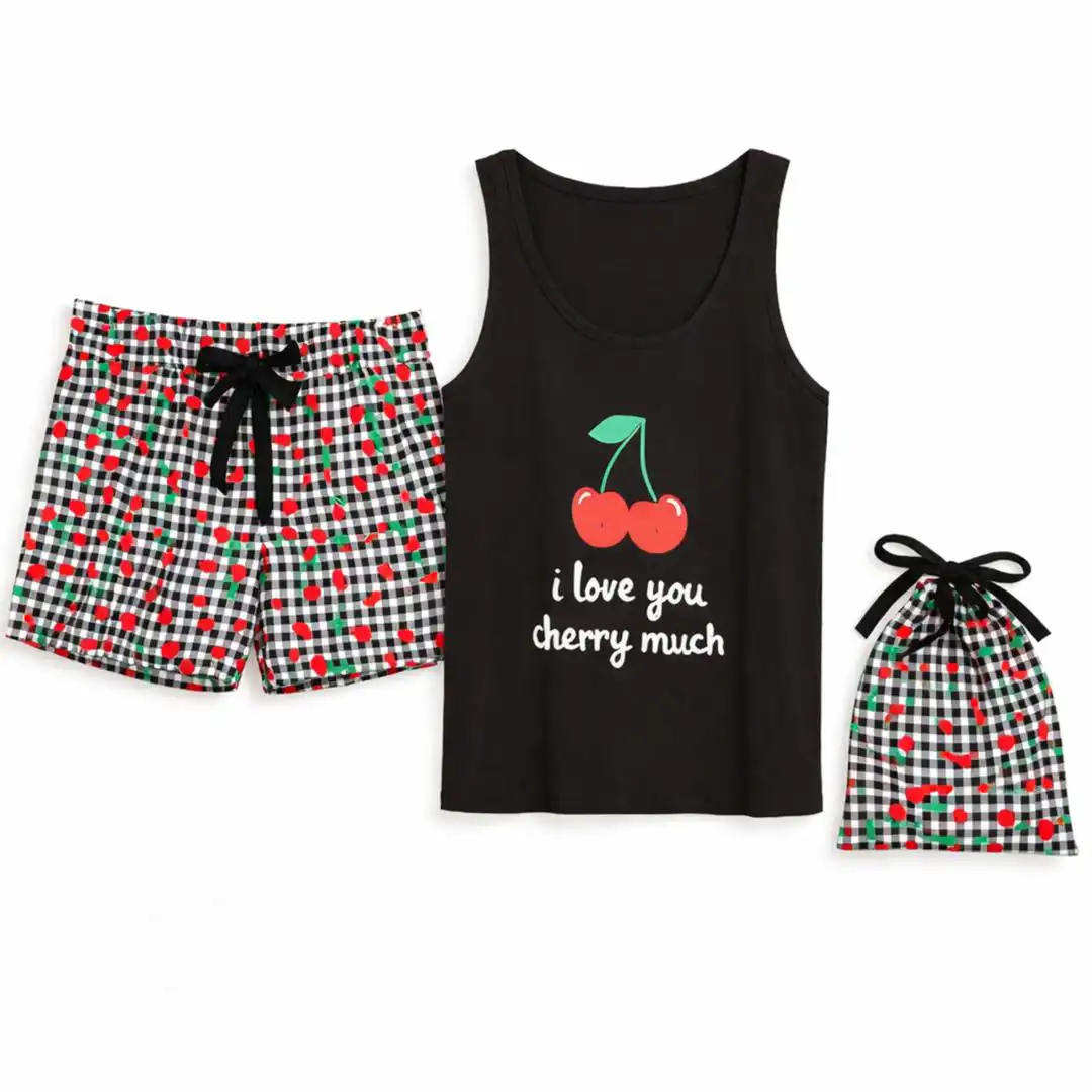 30 ست لباس راحتی پنتی ترکیه طرح گیلاس - Image 1