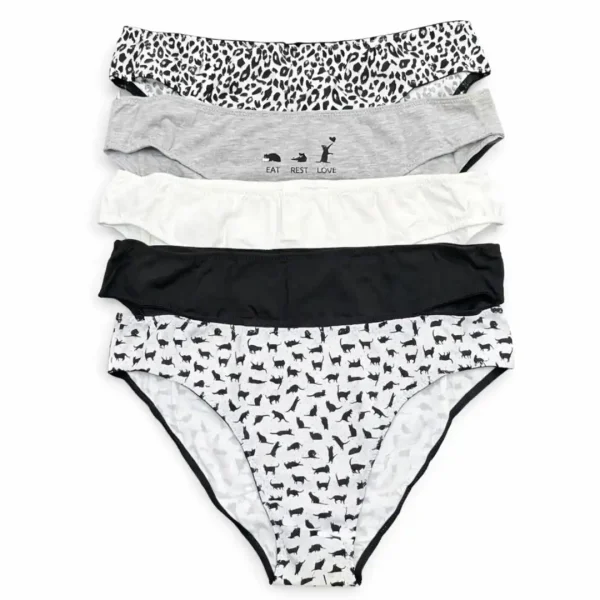 پک 5 عددی شورت نخی زنانه پنتی - مدل Luna - Image 3