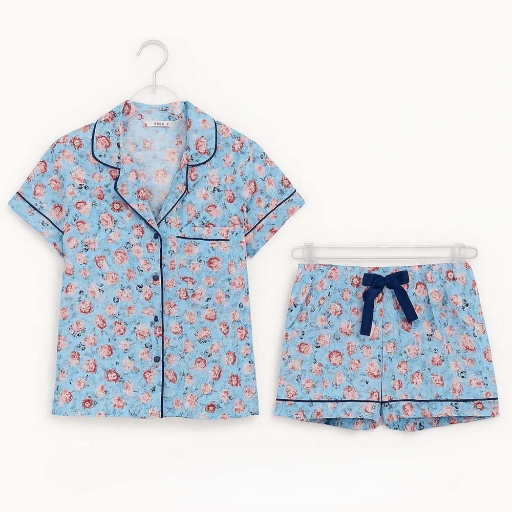 ست بلوز و شورتک نخی راحتی پنتی ترکیه ست بلوز و شورتک نخی راحتی پنتی ترکیه