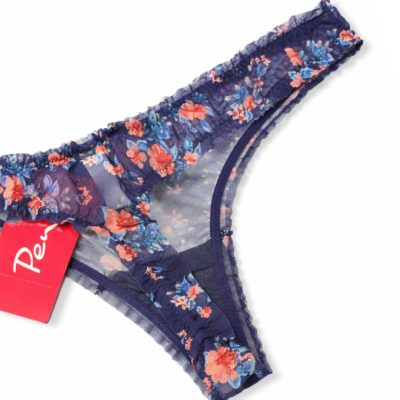 شورت زنانه استرینگ پنتی مدل Tea Time | رنگ آبی اقیانوسی (Ocean Blue)